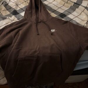 Nike Men's Brown Hoodie